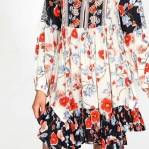 Patrons of Peace Dresses & Skirts - Floral Long Sleeve Dress
